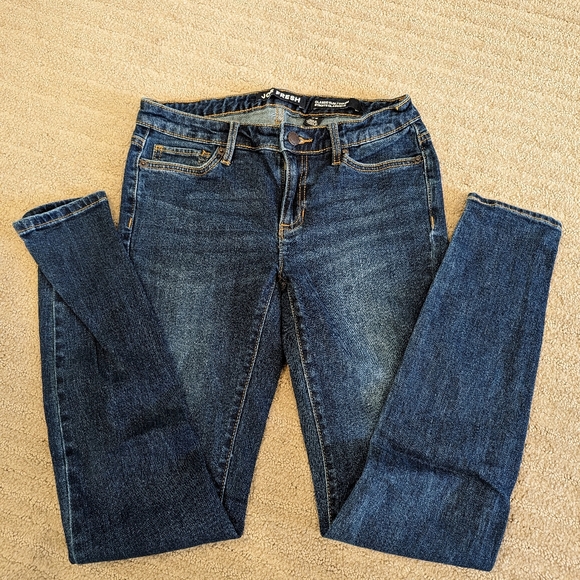 Classic Dark Blue Denim Skinny Jean - Picture 2 of 5